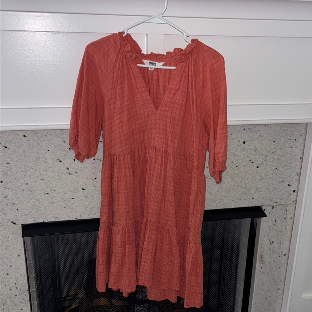 Faded Glory Red Ruffle Dress